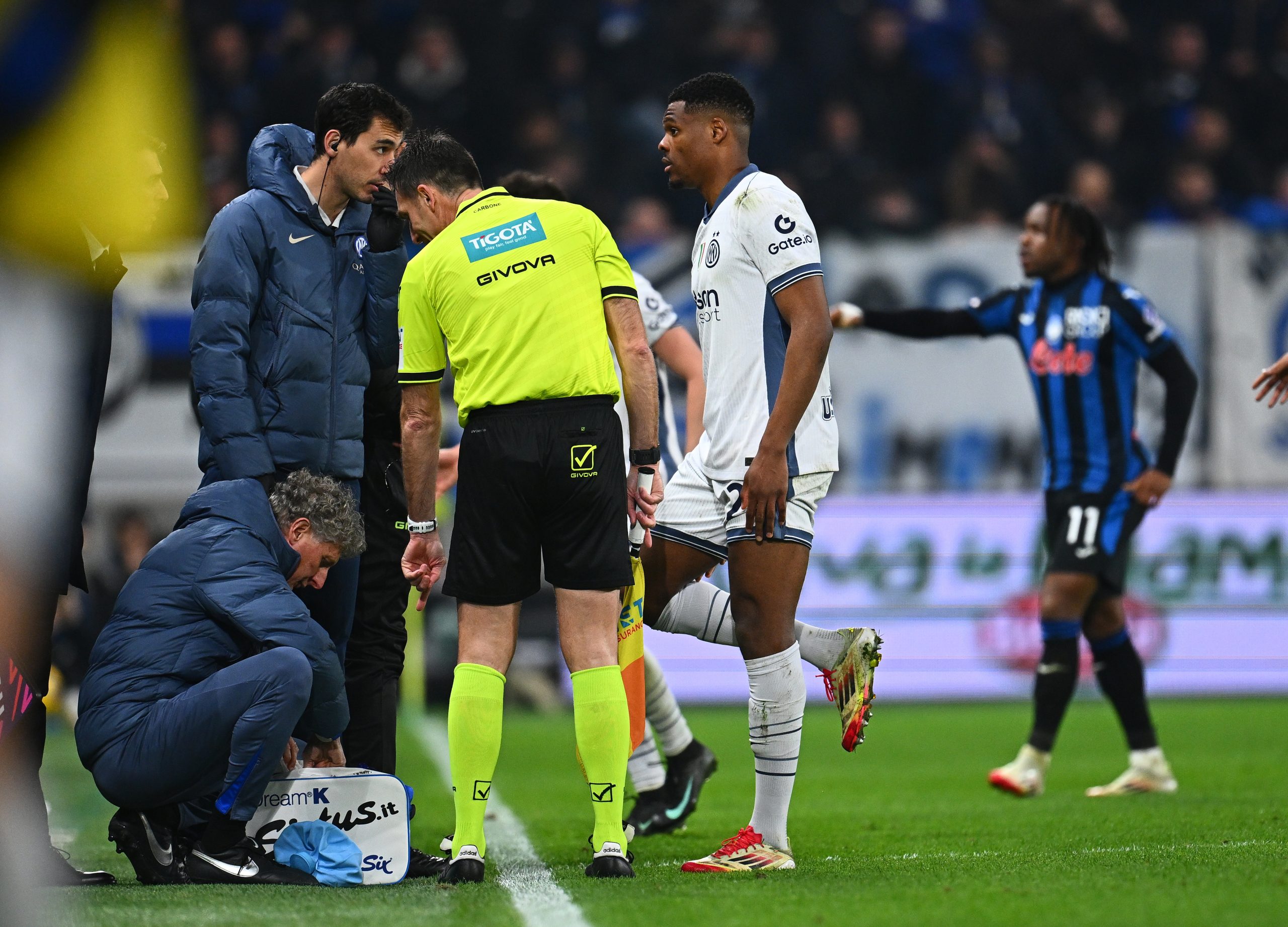 Inter, Dumfries: l’infortunio è un caso. Out anche contro il Cagliari