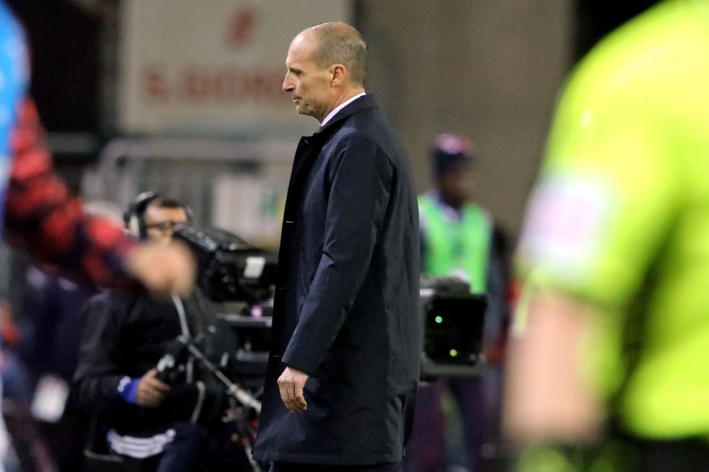 Pisacane ‘alunno’ di Allegri: il tecnico del Cagliari a lezione