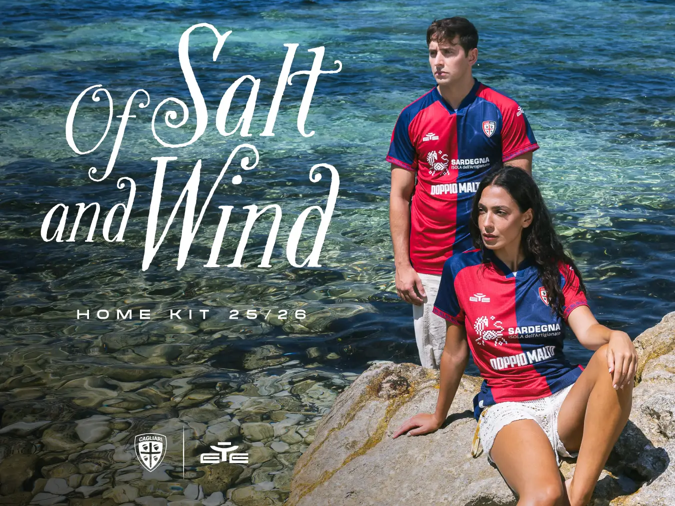 Cagliari, ecco l’home kit 2025/2026: un omaggio alla Sardegna