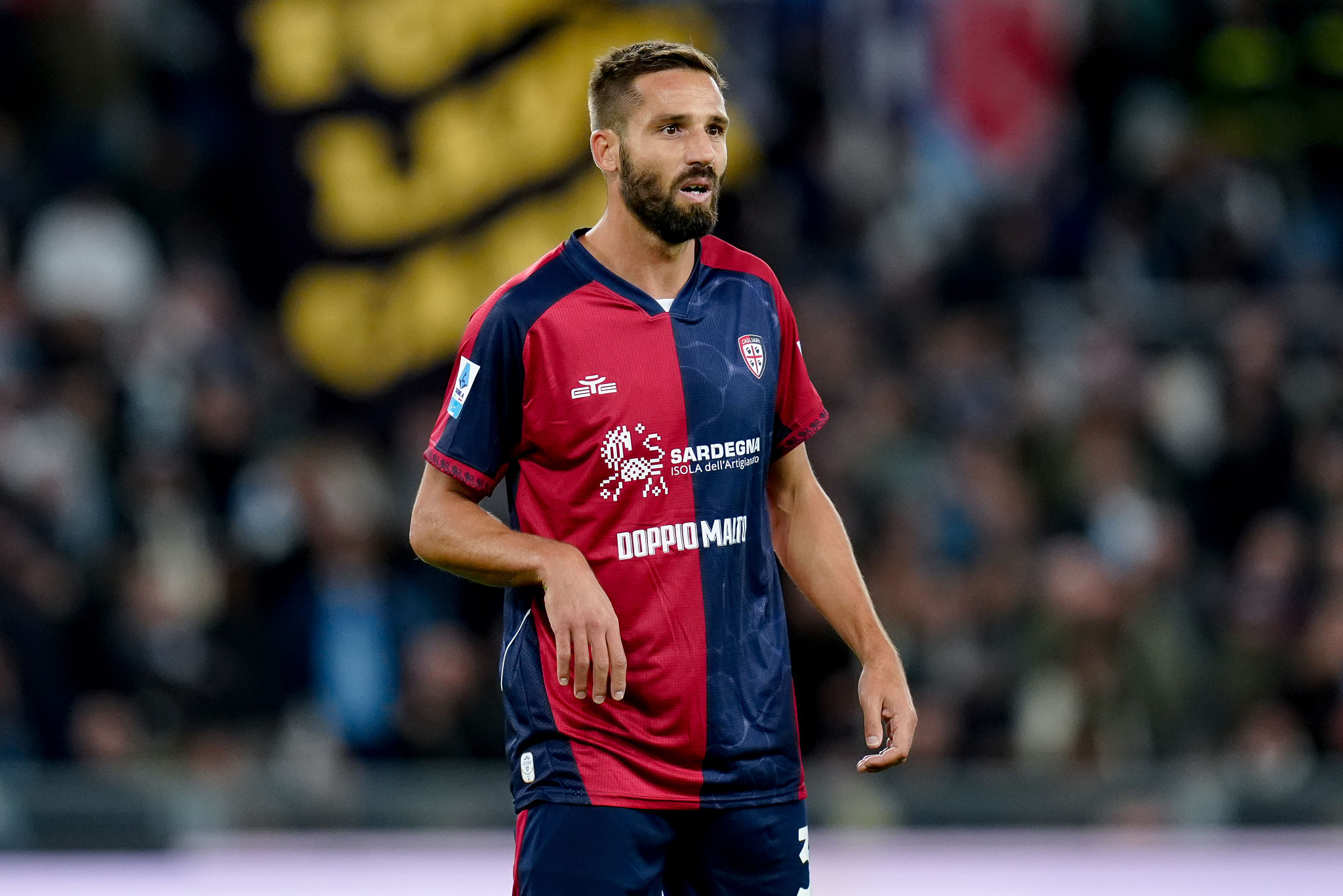 Pavoletti a bordo campo per Cagliari-Juventus Primavera