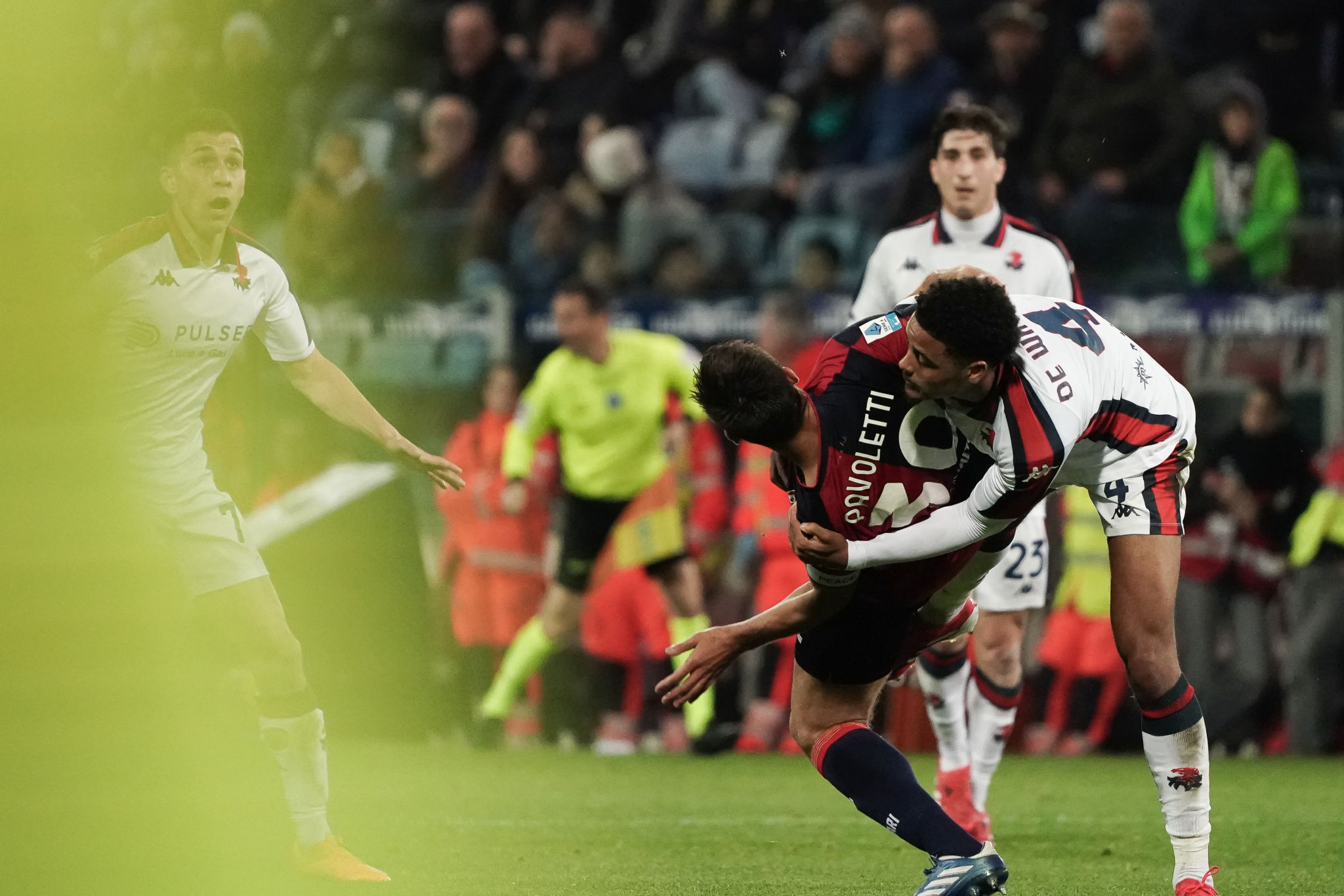 Pallone arancione, un giornalista lancia l'allarme dopo Cagliari-Genoa