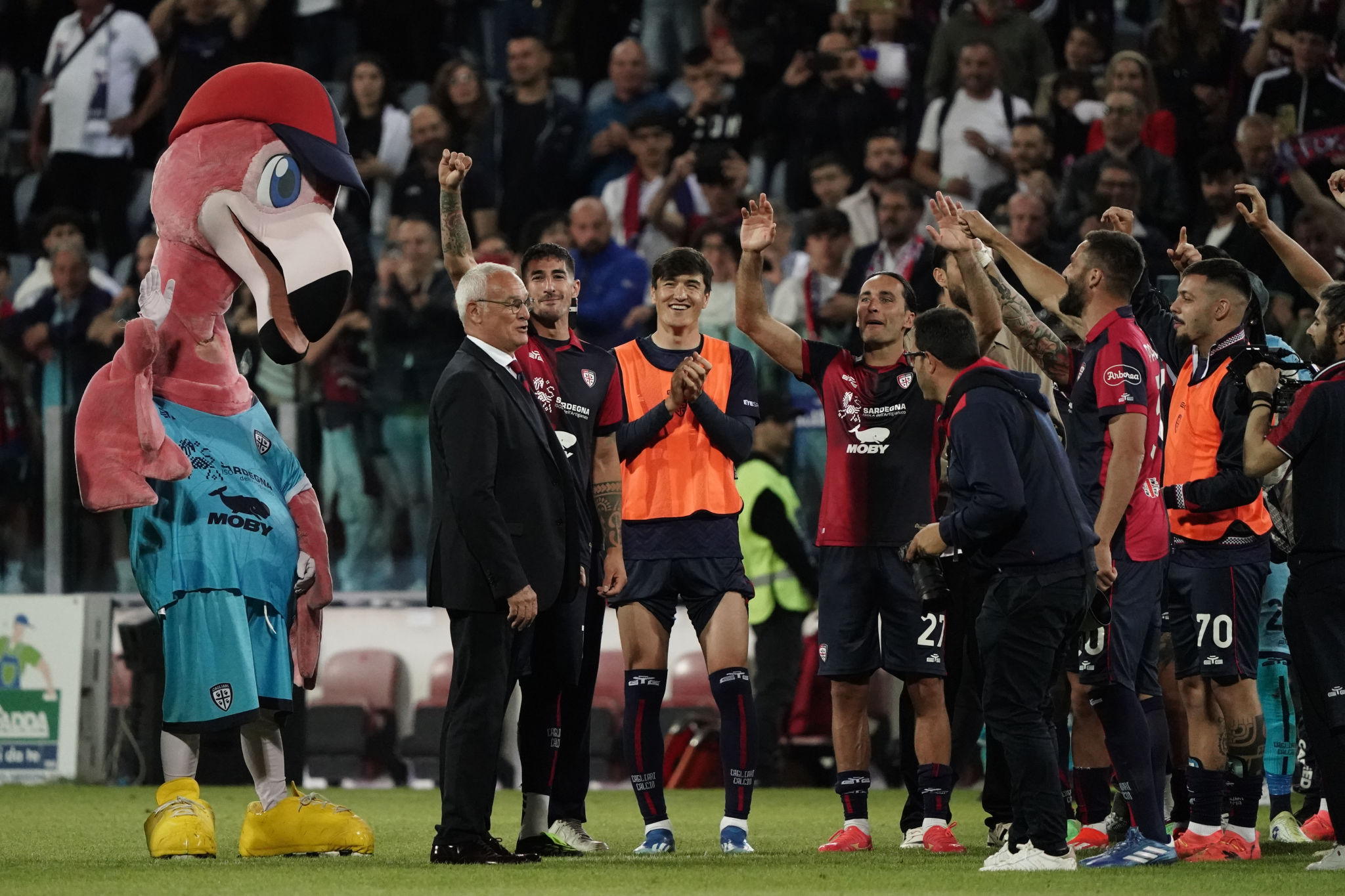 Ranieri cittadino onorario di Cagliari: “Un orgoglio, grazie a presidenti, giocatori e tifosi”