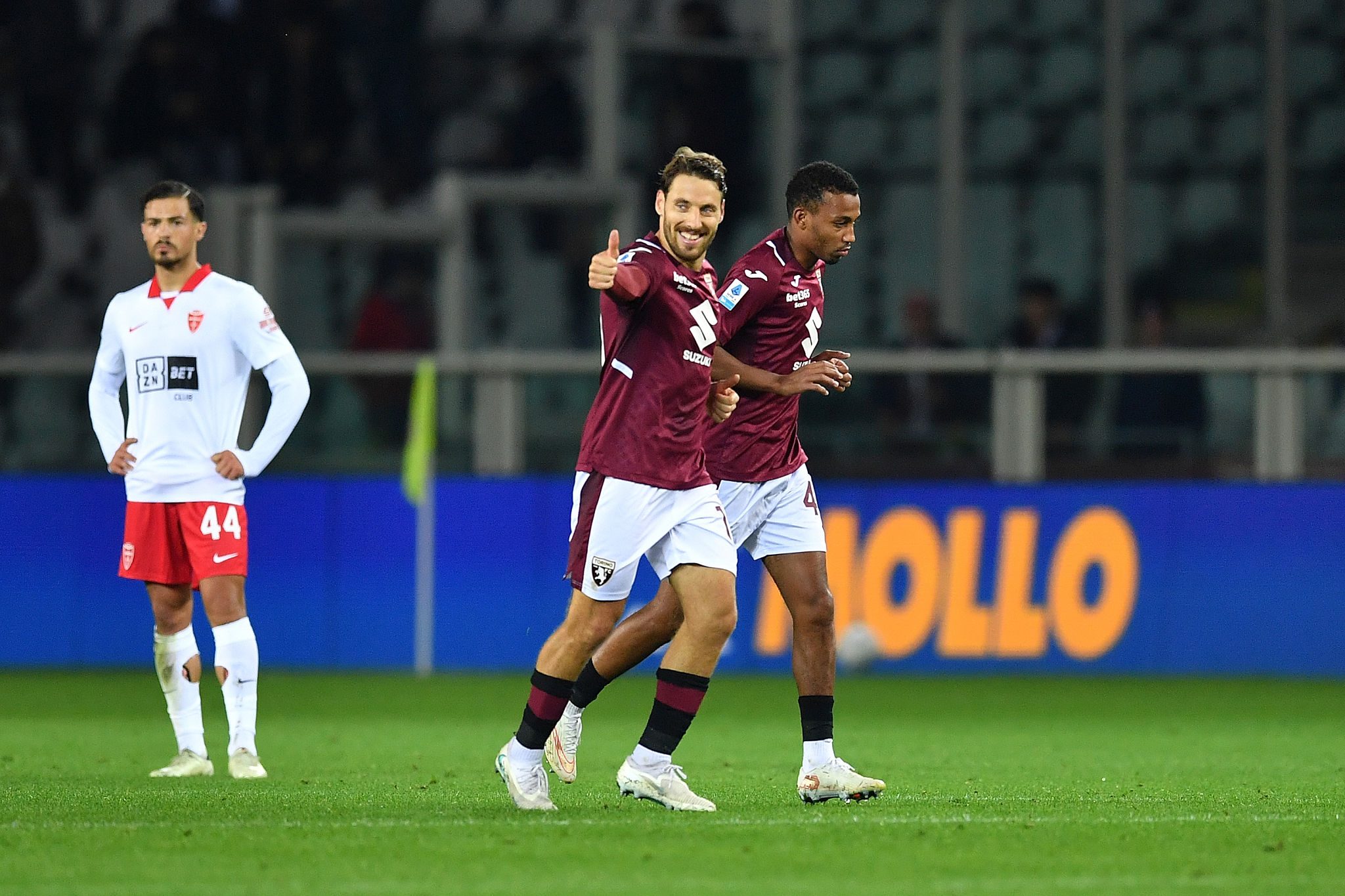 Torino, vittoria pesante contro il Monza: aggancio al Cagliari e al Frosinone